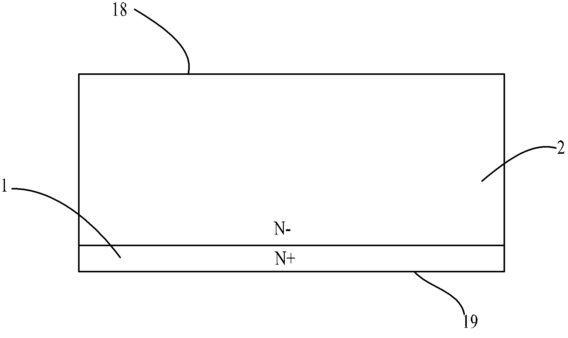 A novel trench structure power mosfet device and its manufacturing method