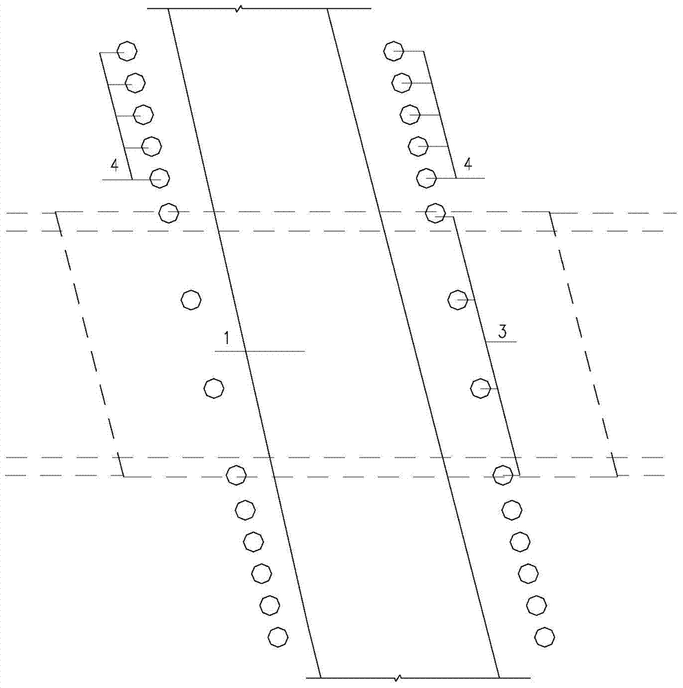 Large-diameter long pipe curtain construction method for shallowly-buried large-span under-tunnel-passing architectural structure