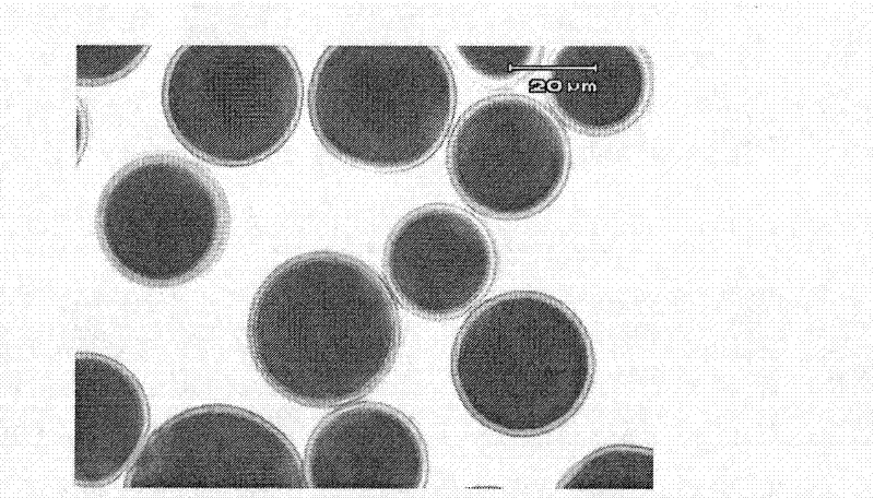 Method for preparing electronic ink microcapsule containing organic silicon