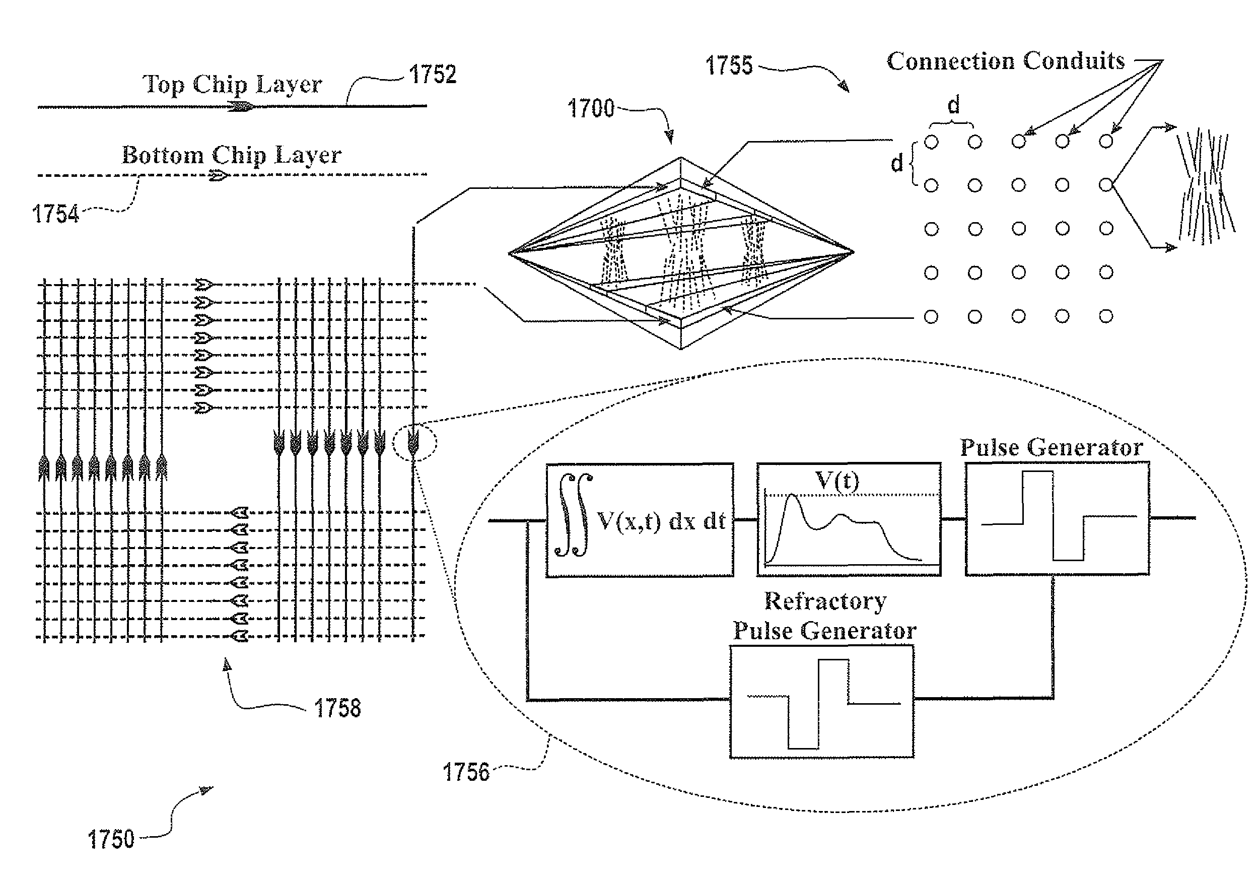 Adaptive neural network utilizing nanotechnology-based components