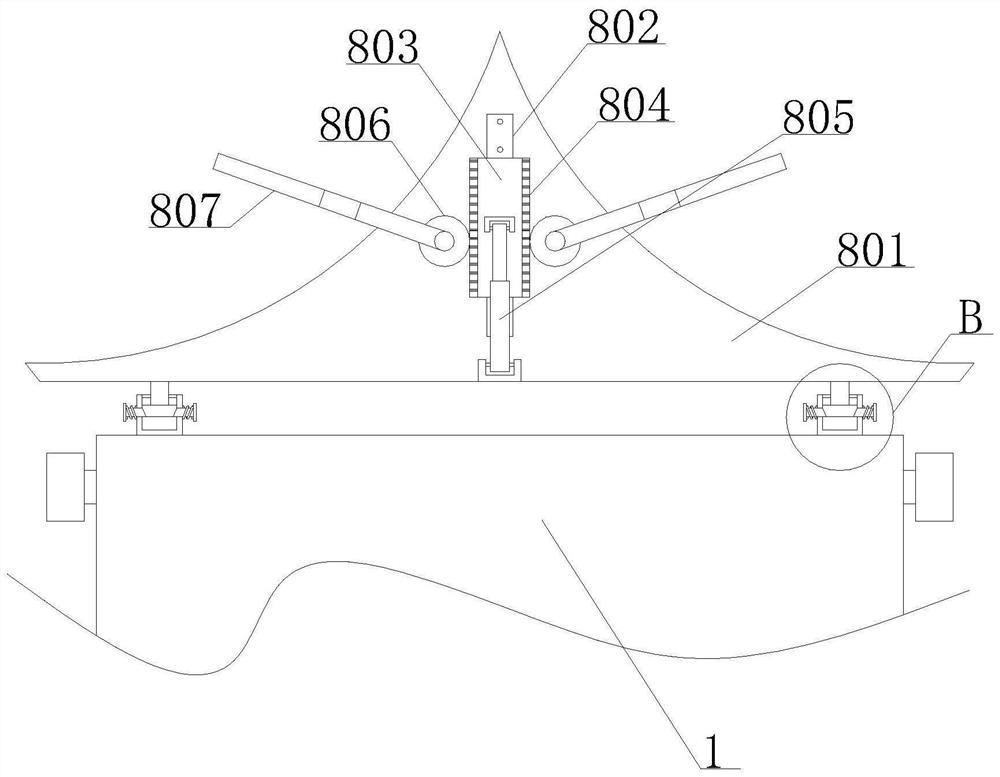 Weeding machine with troubleshooting device