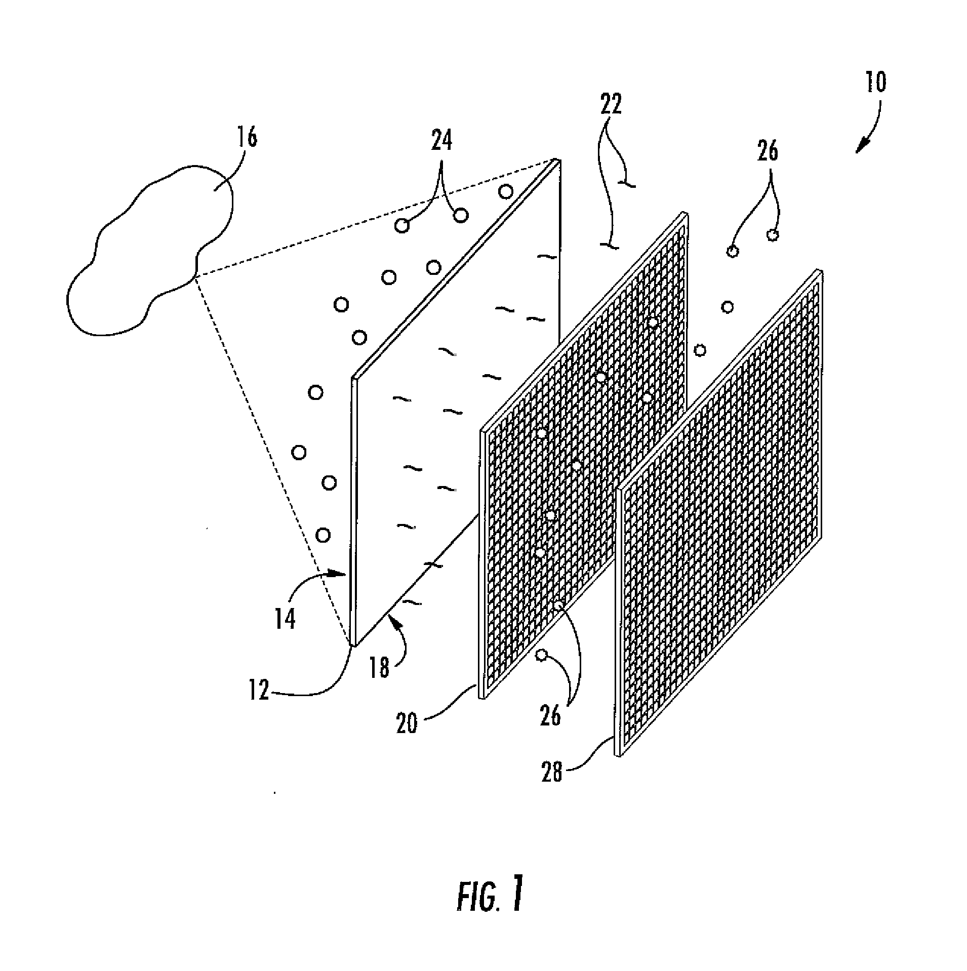 Instrument for assaying radiation