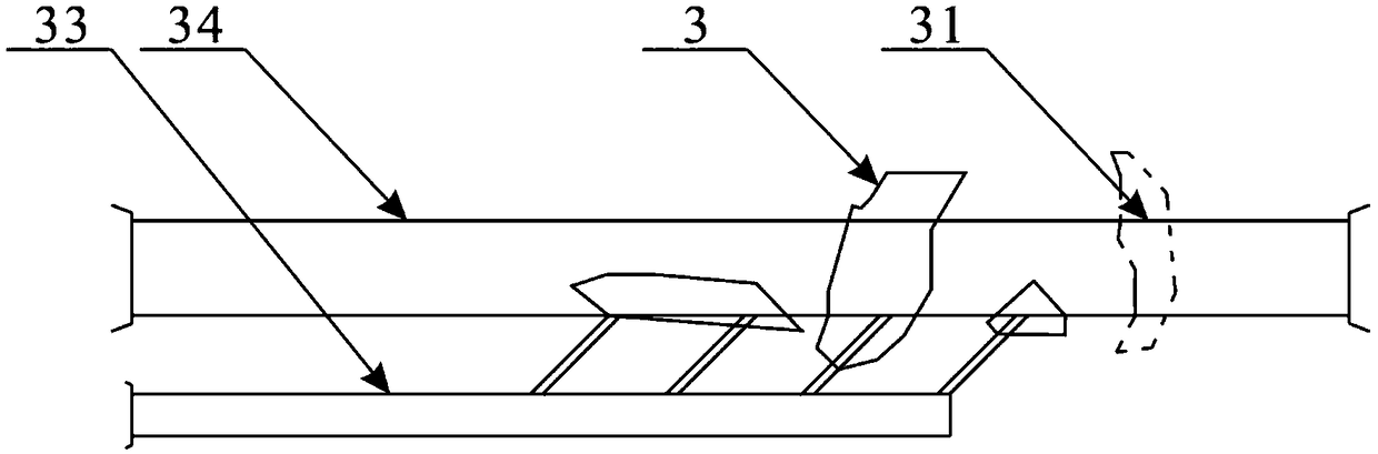 Tunnel combined-type lining structure with maintainable drainage passage