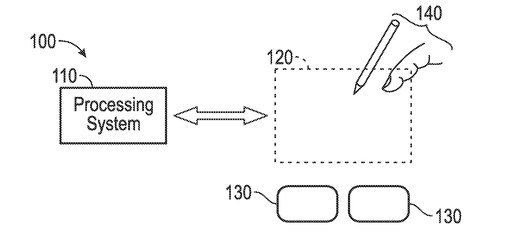 Device and method for disambiguating button presses on a capacitive sensing mouse