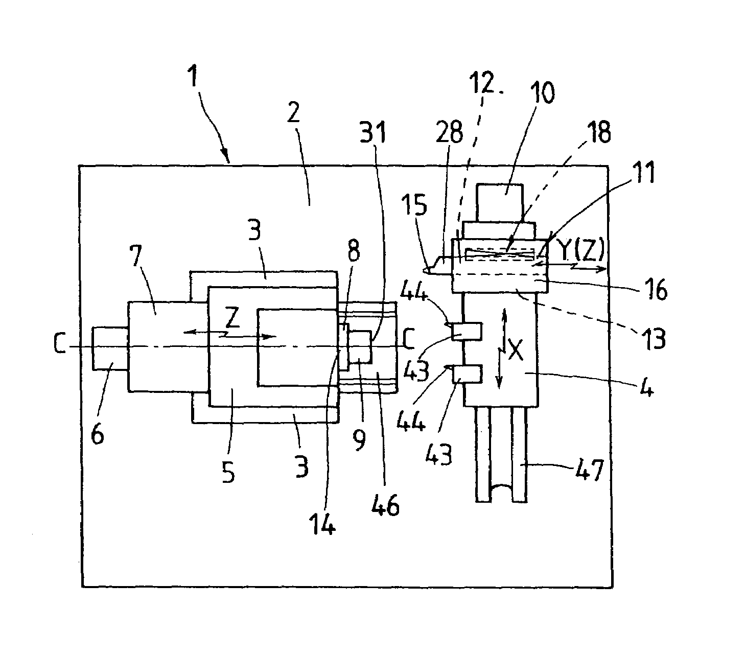 High-speed cutting process for generating desired curved surface on workpiece