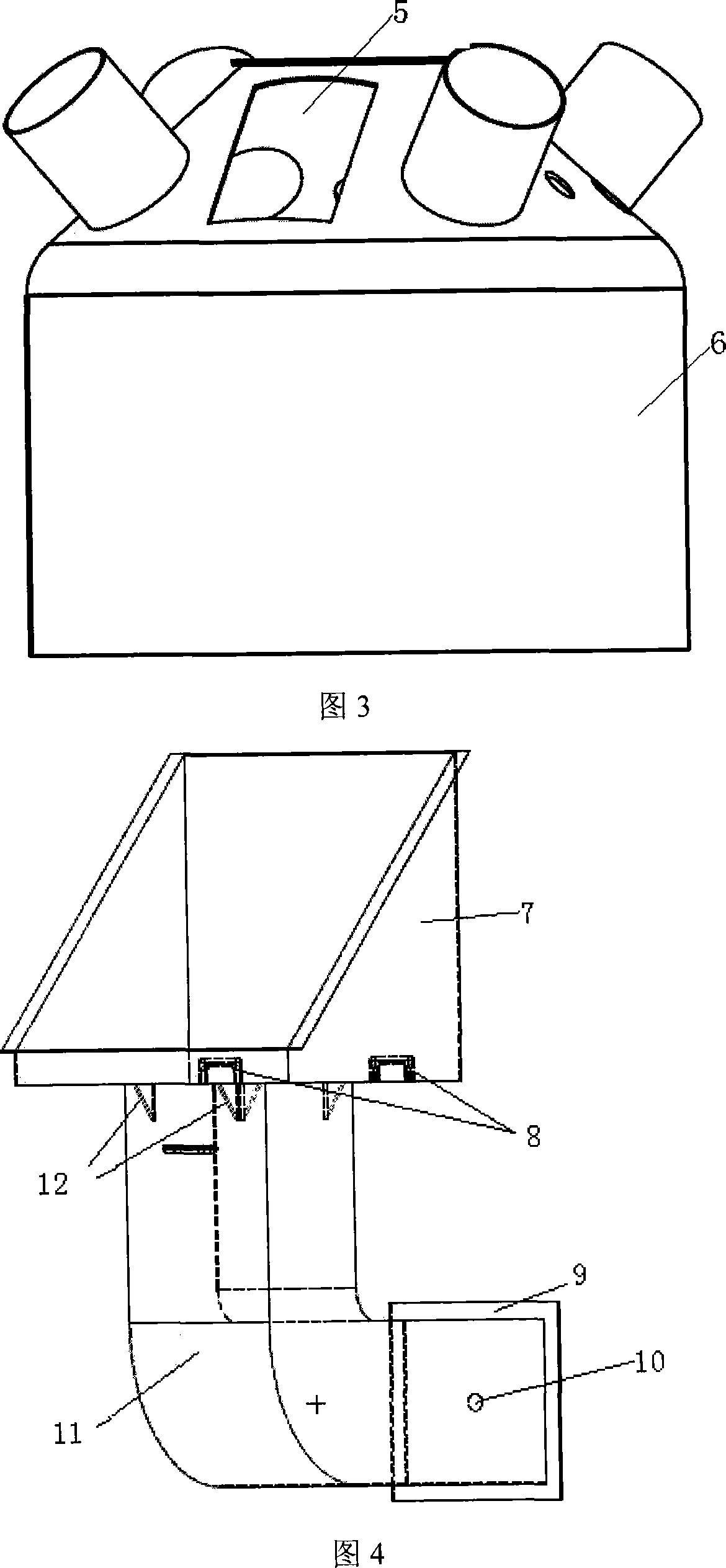 Blast-furnace furnace-arch maintenance robot movement mechanism