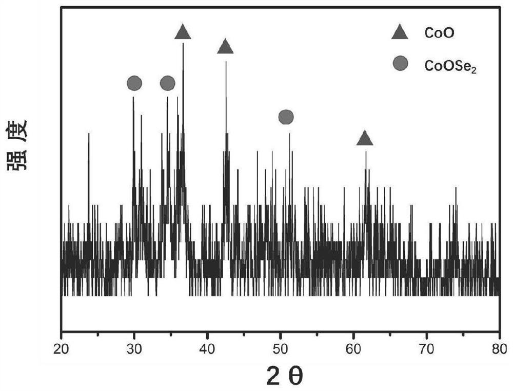 Preparation method of cobalt oxide/cobalt diselenide heterostructure loaded C3N4 composite material