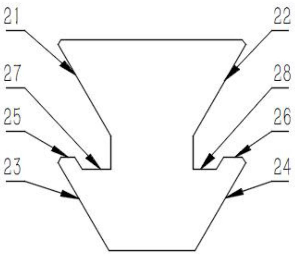 Direct current over-current tripping device