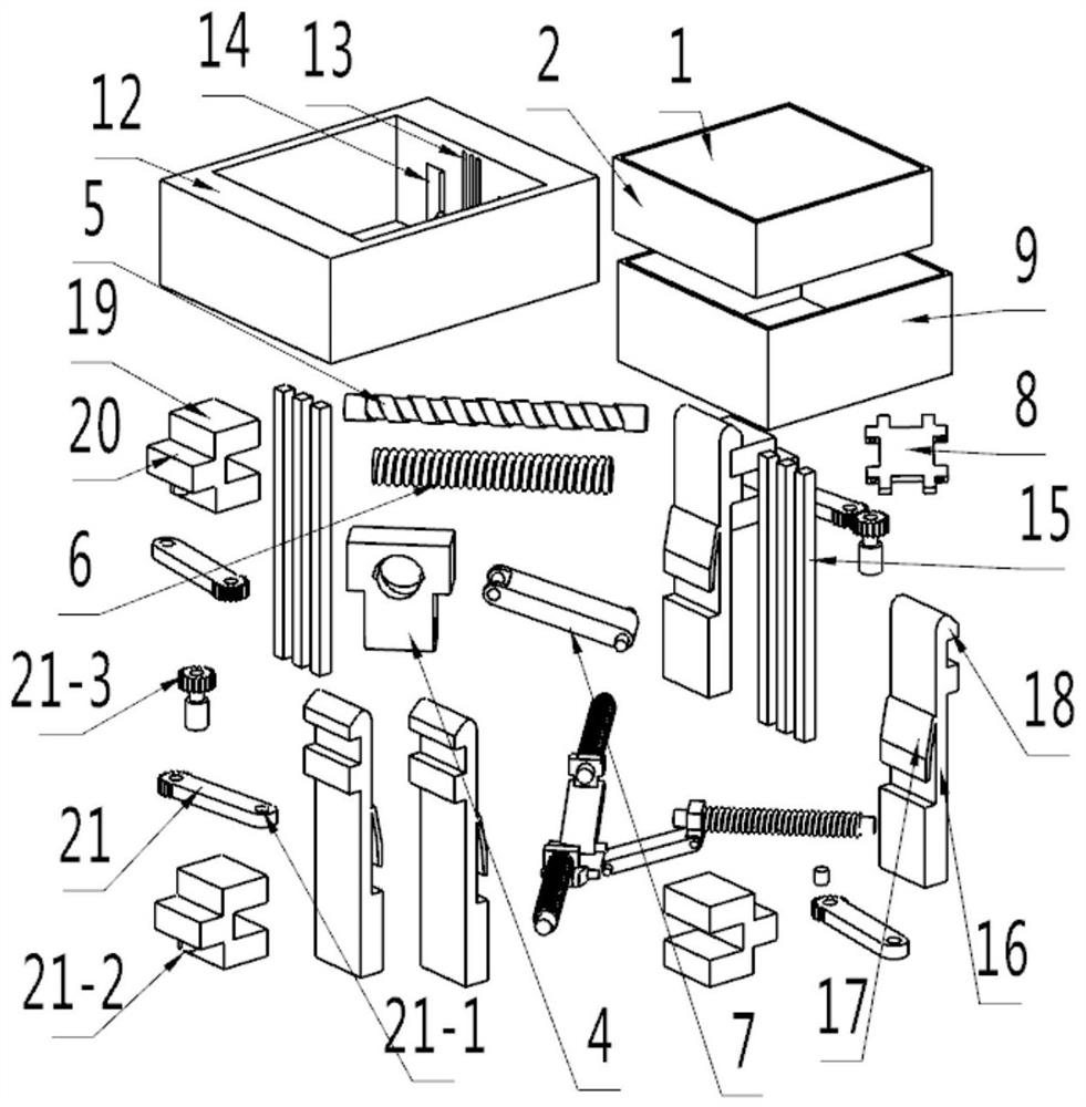 New energy automobile energy storage protection device with stable structure