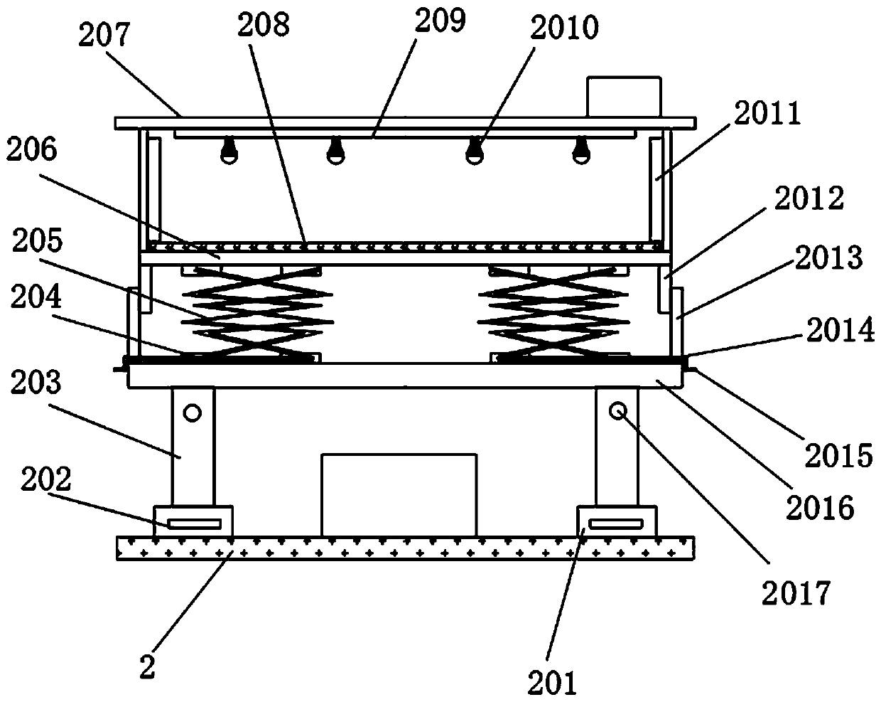 A fully automatic pattern electroplating production device