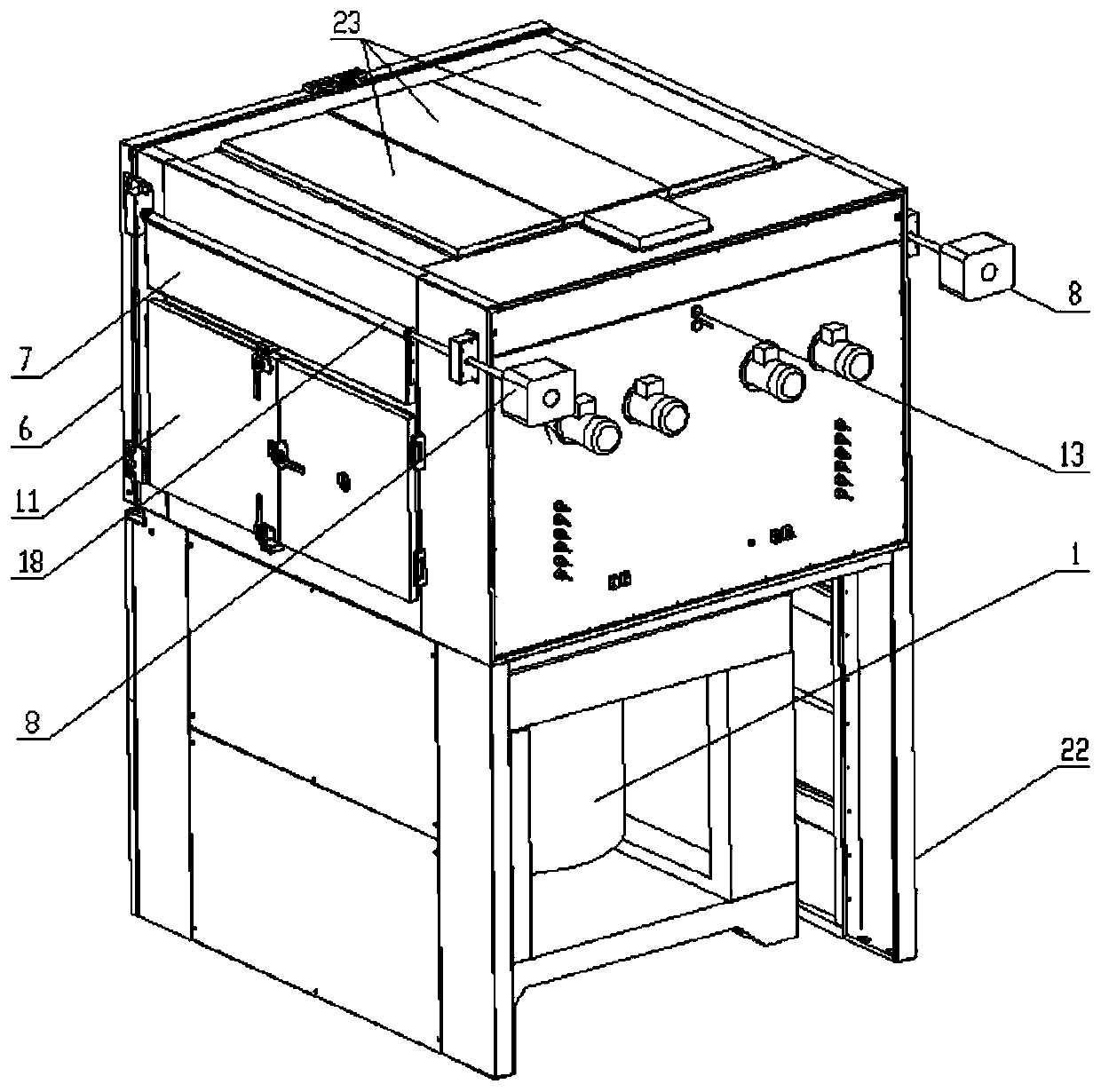 Four-comprehensive-environment test device