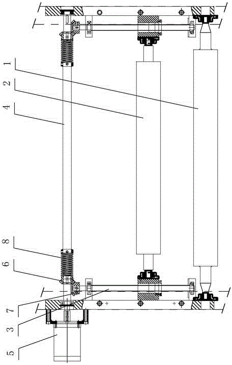 Device capable of improving regulation precision of photogravure press guide roller