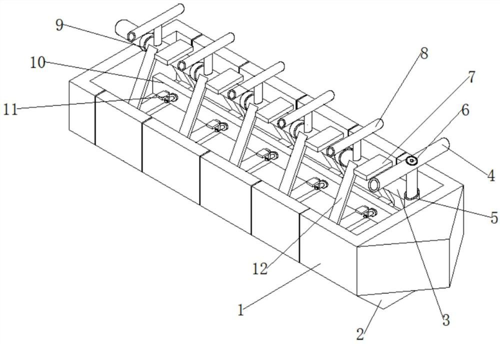 Multi-user frame device of water dragon boat