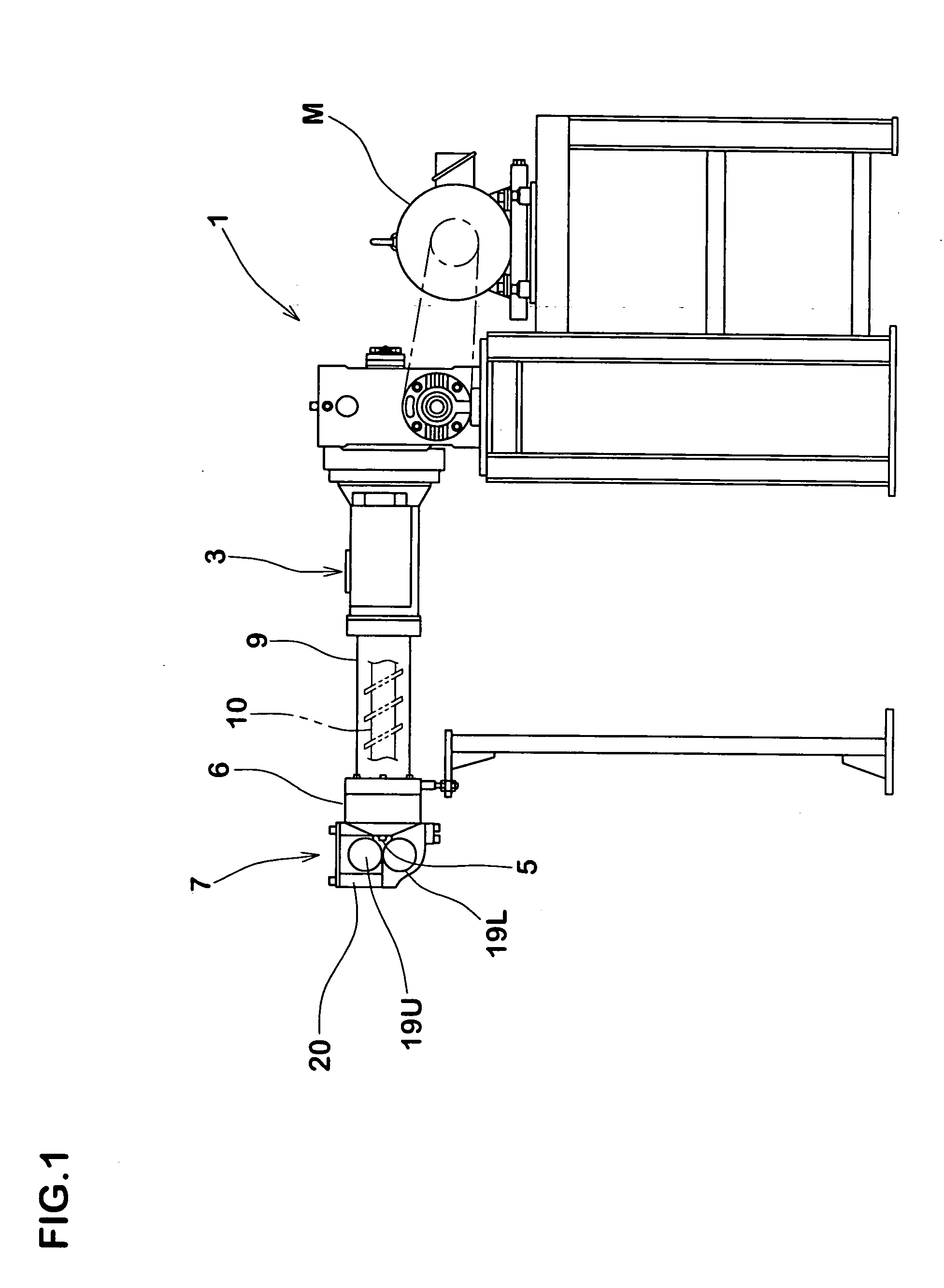 Apparatus for producing rubber strip