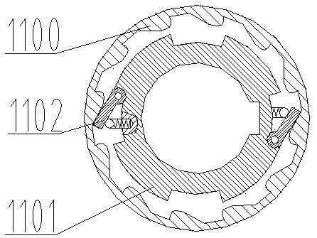 Centrifugal high-rise escape device and working method thereof