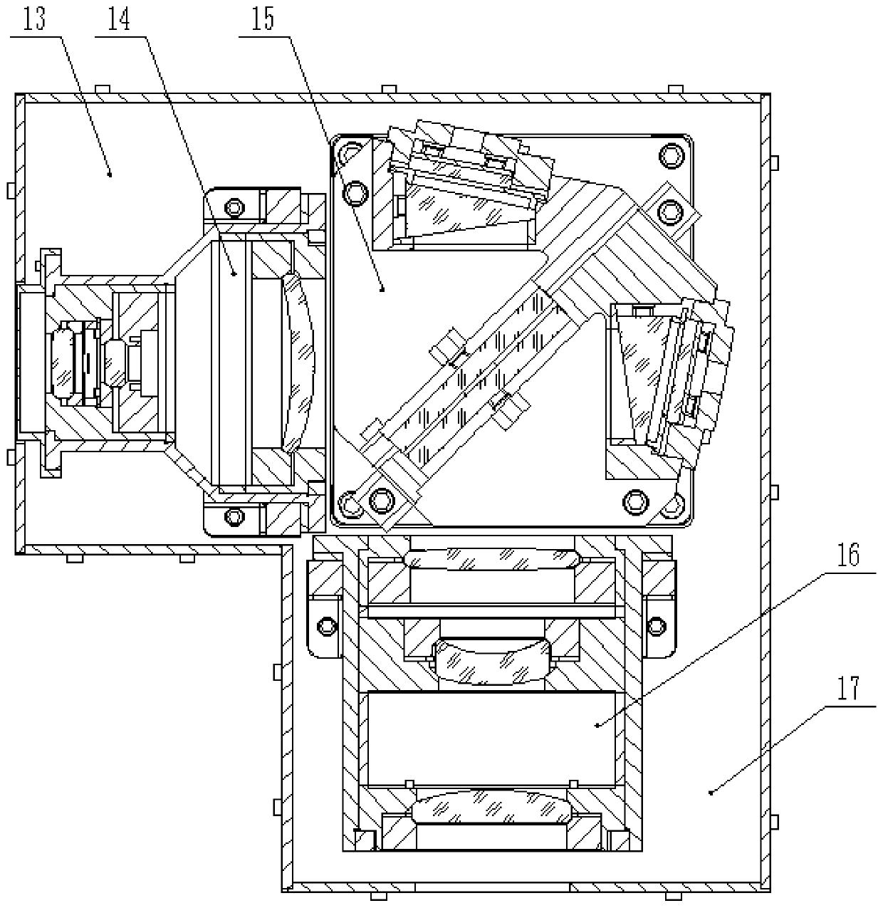 Long-wave infrared Doppler differential interferometer system supporting structure