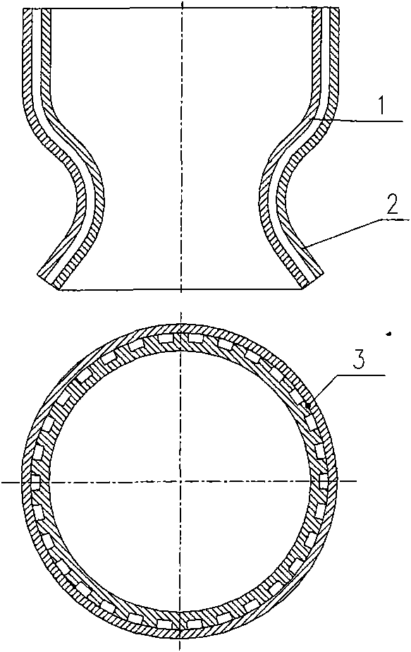 Manufacturing of composite sandwich nozzle by dynamic pressurizing transient liquid phase diffusion welding