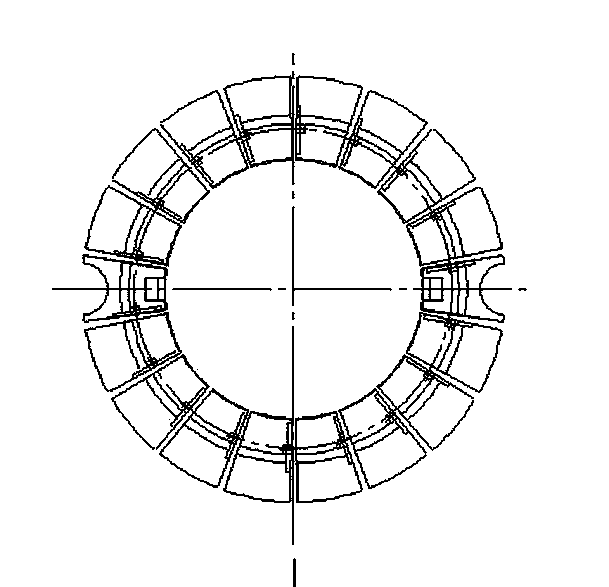 Hydraulic type submarine pipeline connector