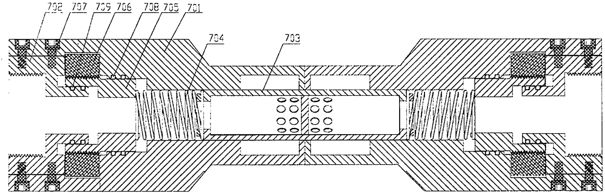 Industrial constant temperature device of hydraulic bypass with adjustable type pressure relief valve