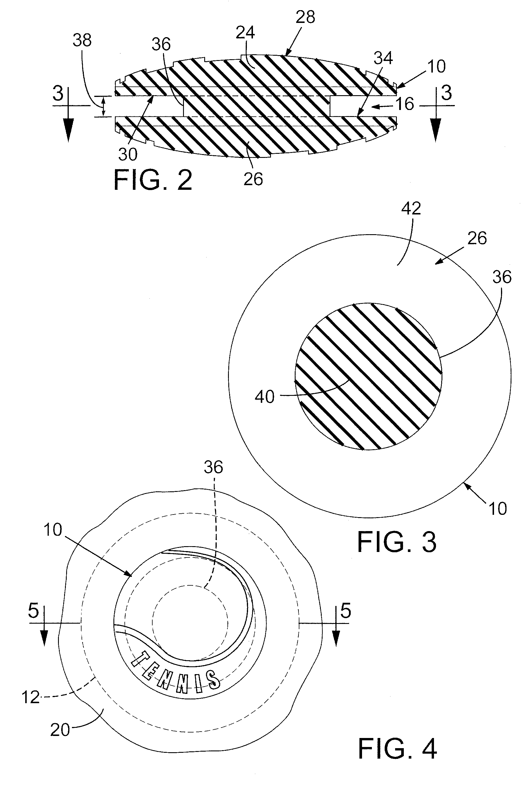 Dampening system for stringed-racquet