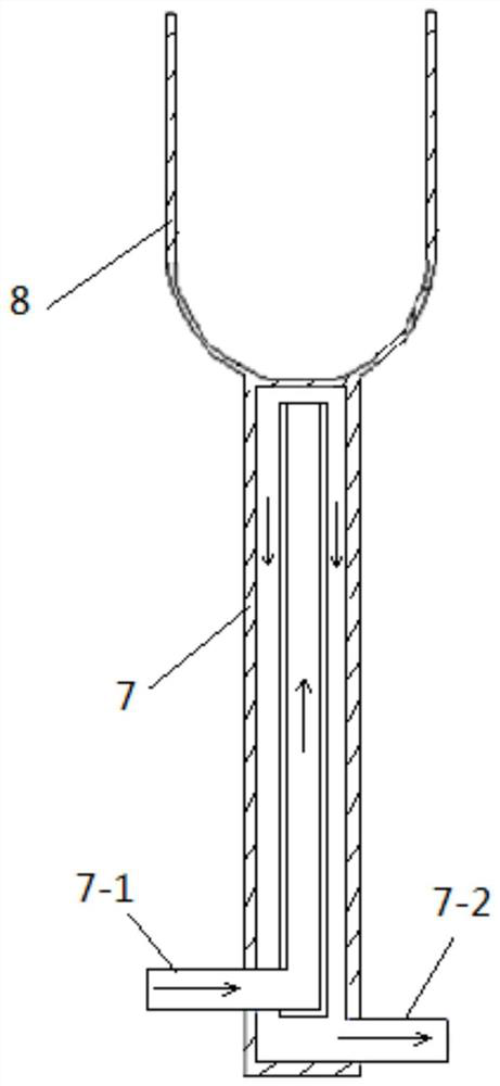 A method for growing large-sized germanium-zinc phosphide crystals with increased heat transfer