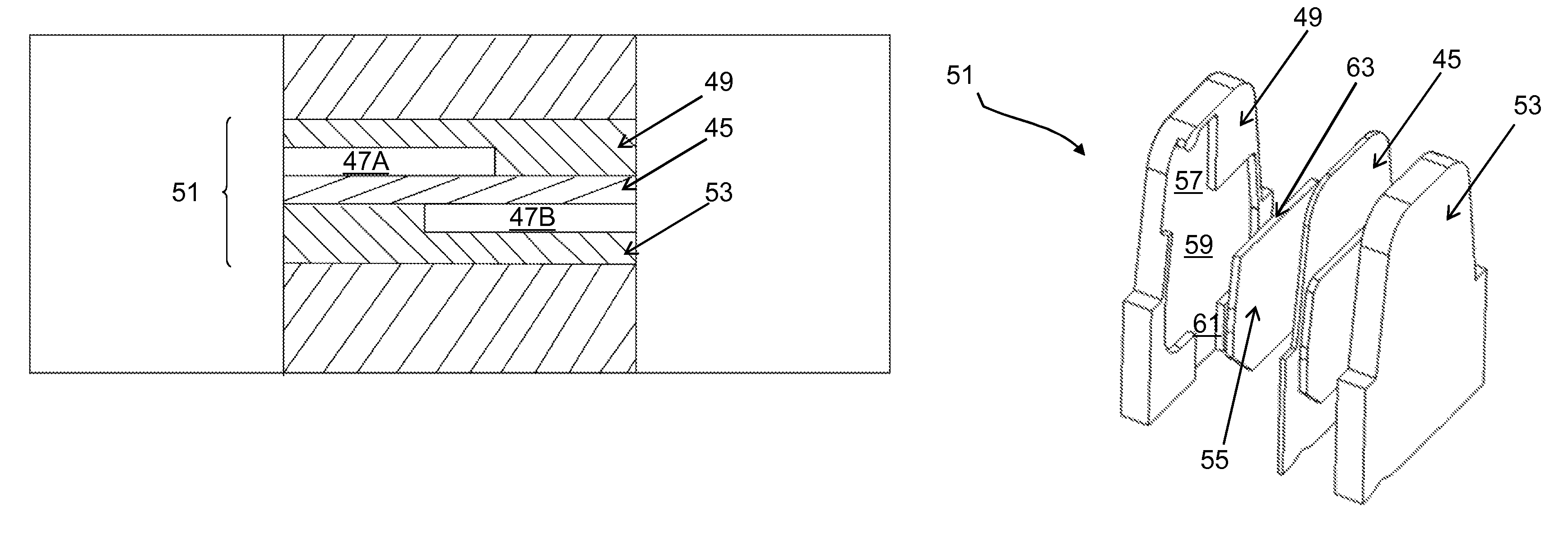 Mold for vulcanizing a tire tread, comprising at least one added element in a cord