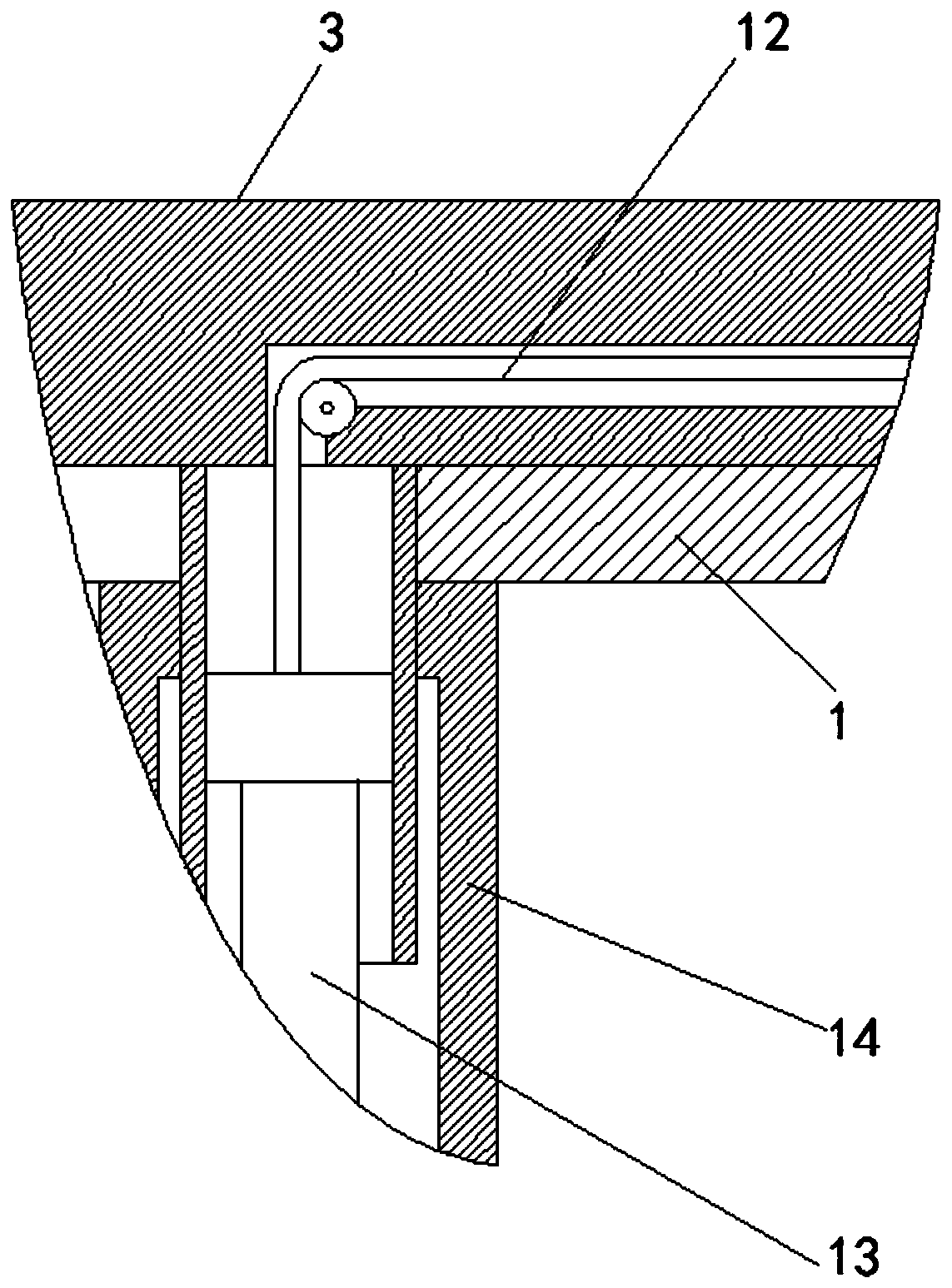 Surface polishing equipment for metal bar based on worm wheel and worm