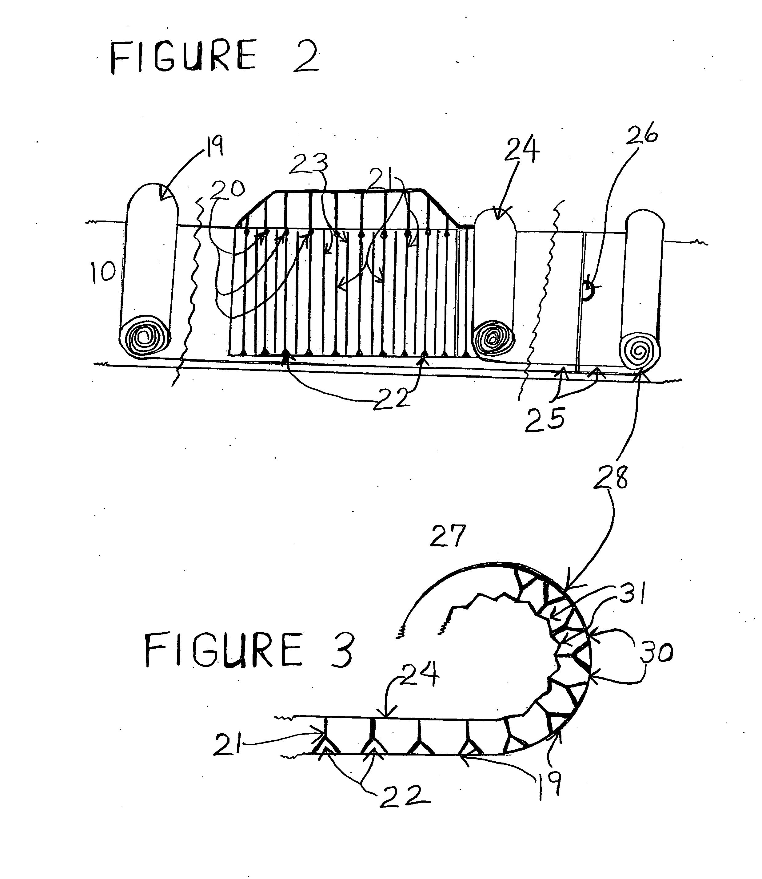 Method and process to produce and attach air spacers