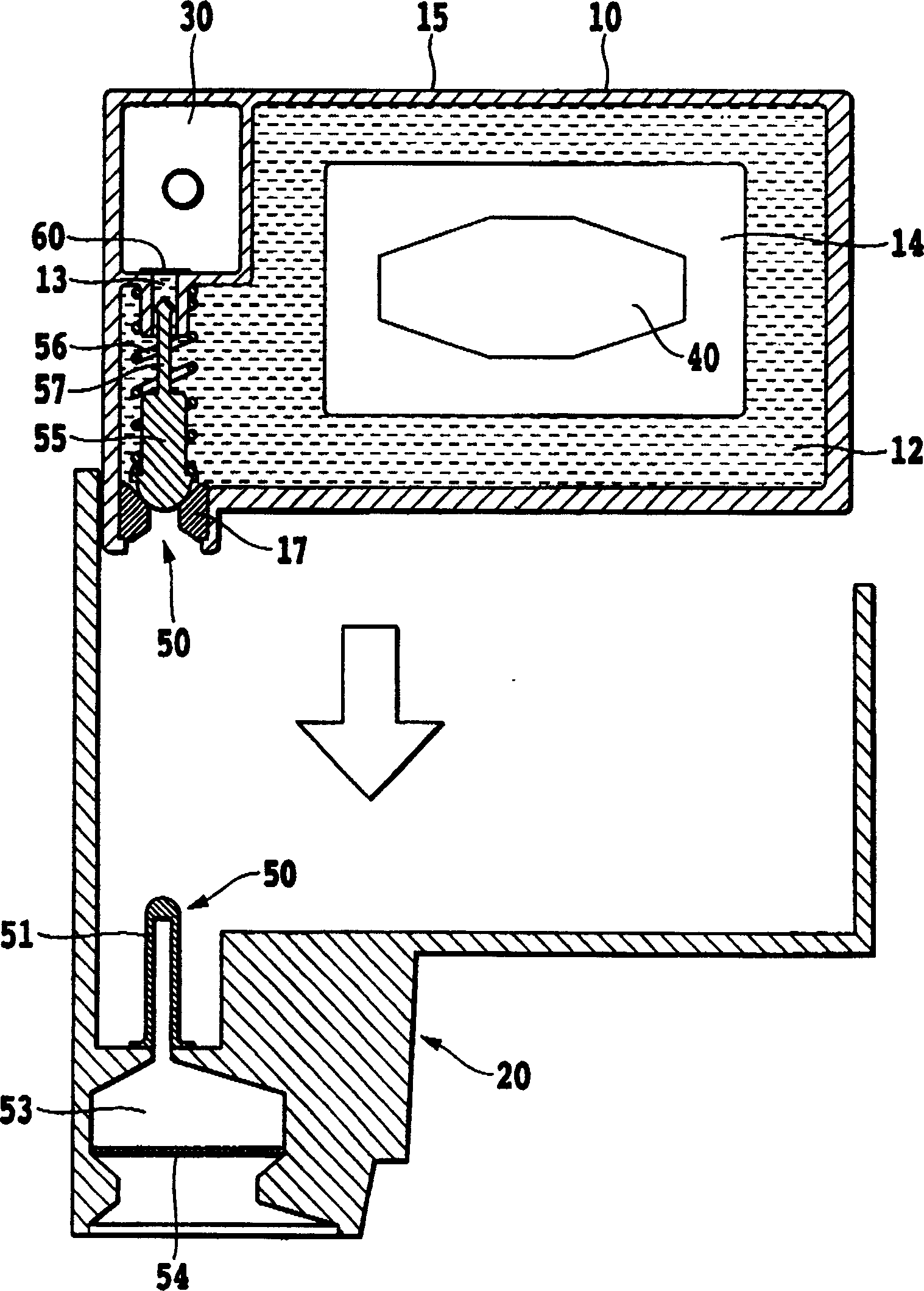 Liquid container, liquid using device, recording device and ink-jet box