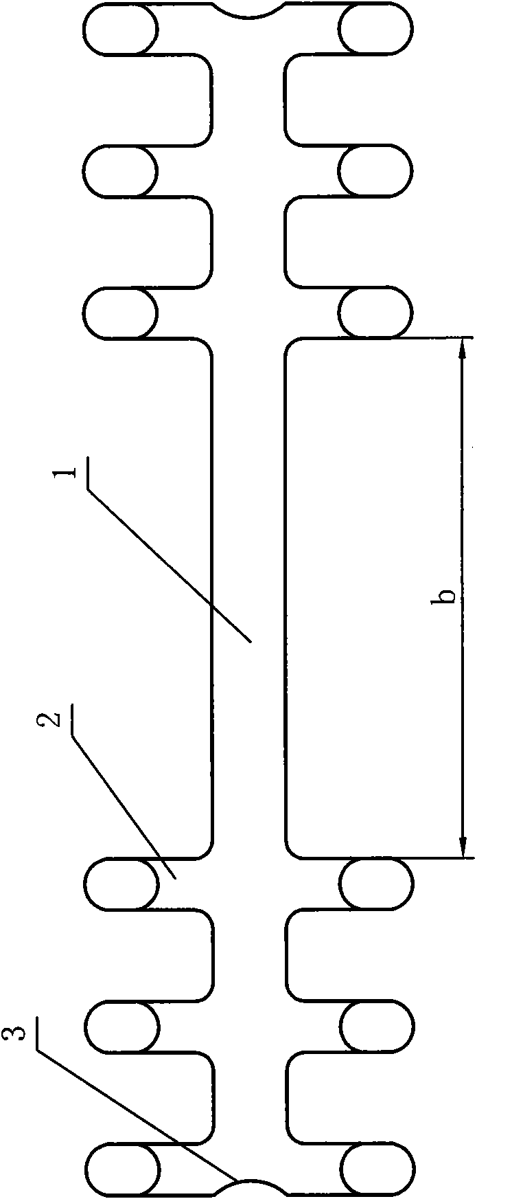 Rib-shaped memory embracing bone plate