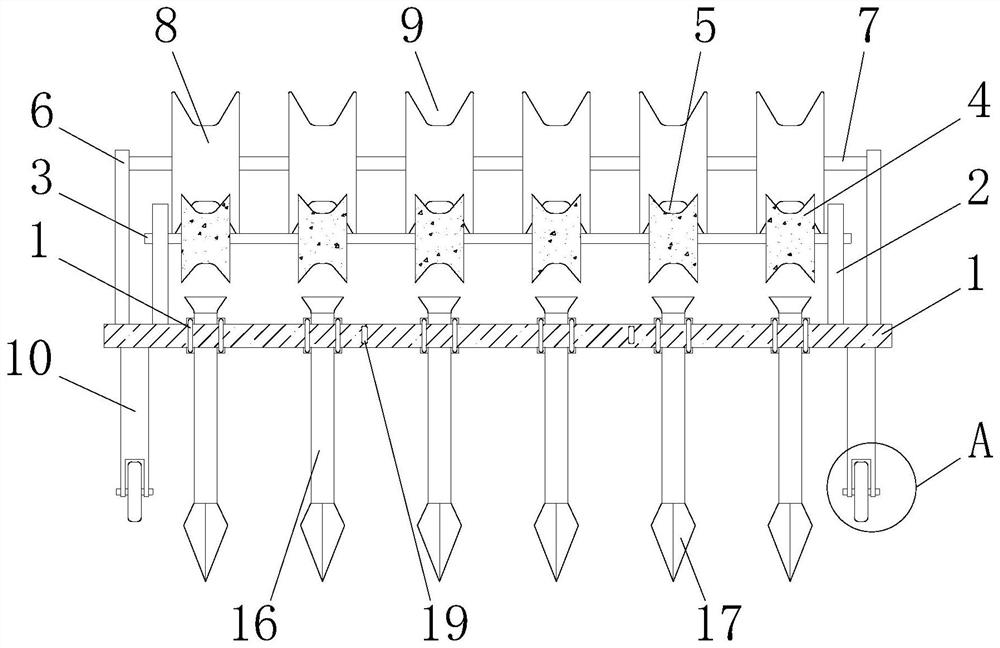 Farmland underground water seepage irrigation equipment and use method thereof