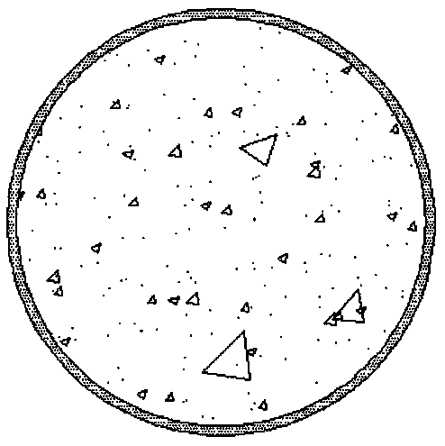 An octagonal circular cross-section solid steel pipe concrete member and its manufacturing method