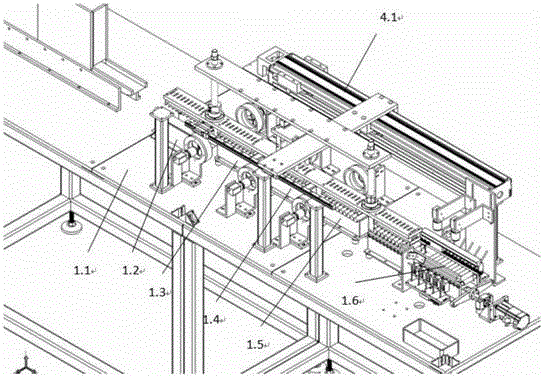 Type 18650 lithium ion battery's automatic detection line and the method