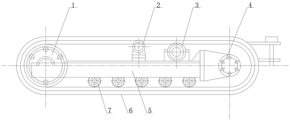 Walking device of rotary drilling rig