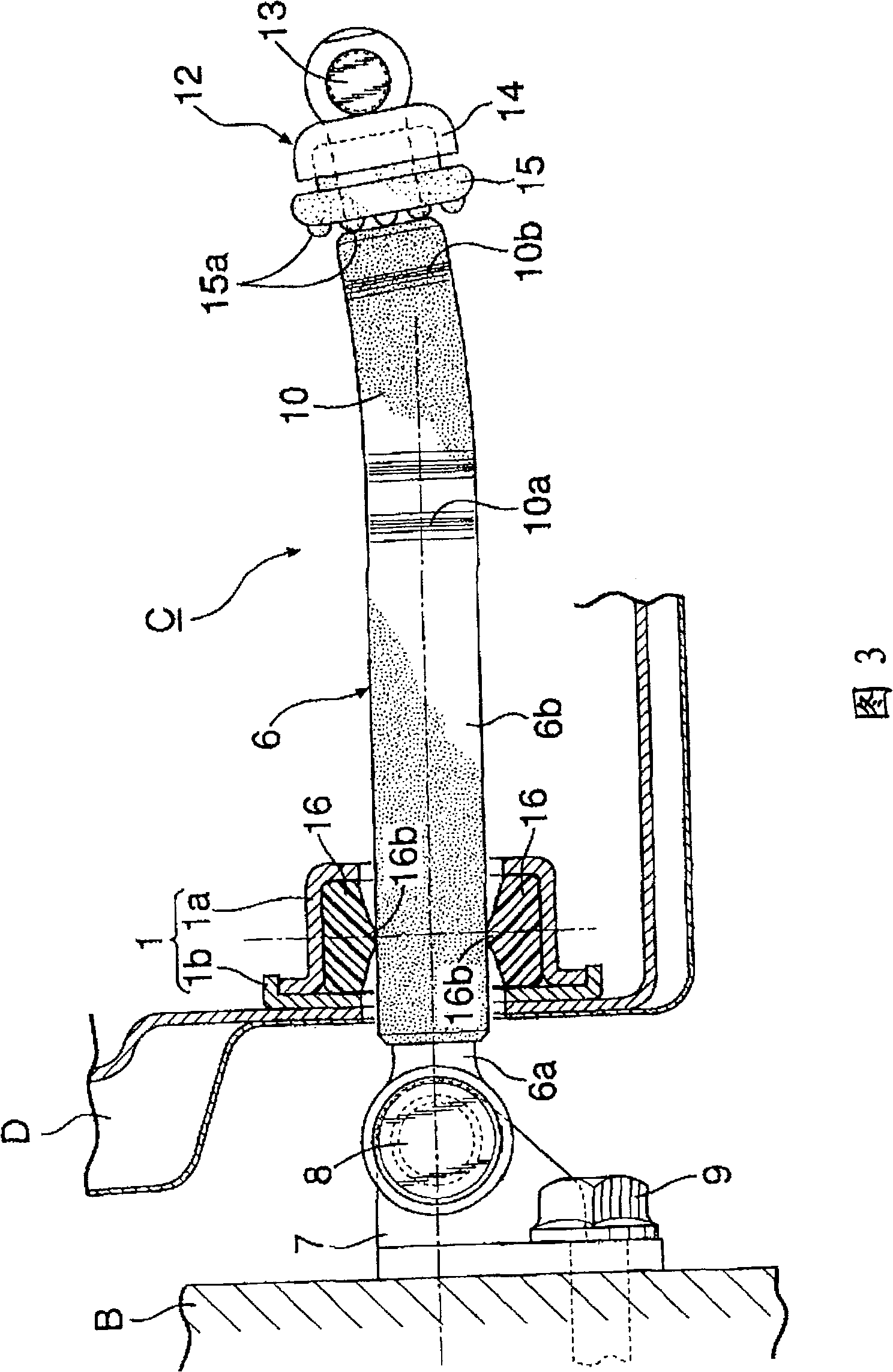 Door checker for automobile