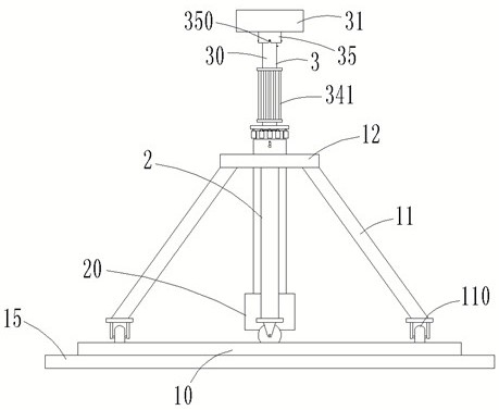 Static load loading system and method in high-temperature thermal strength test for aerospace plane test