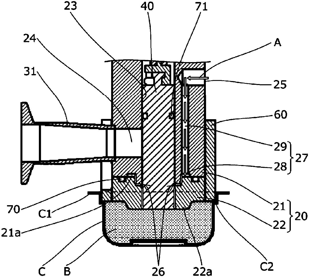 Filling device