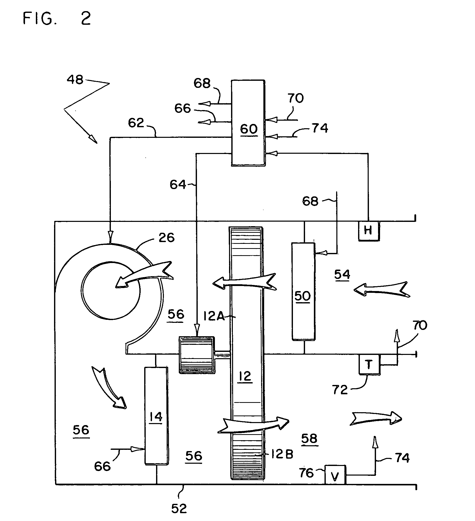 HVAC desiccant wheel system and method