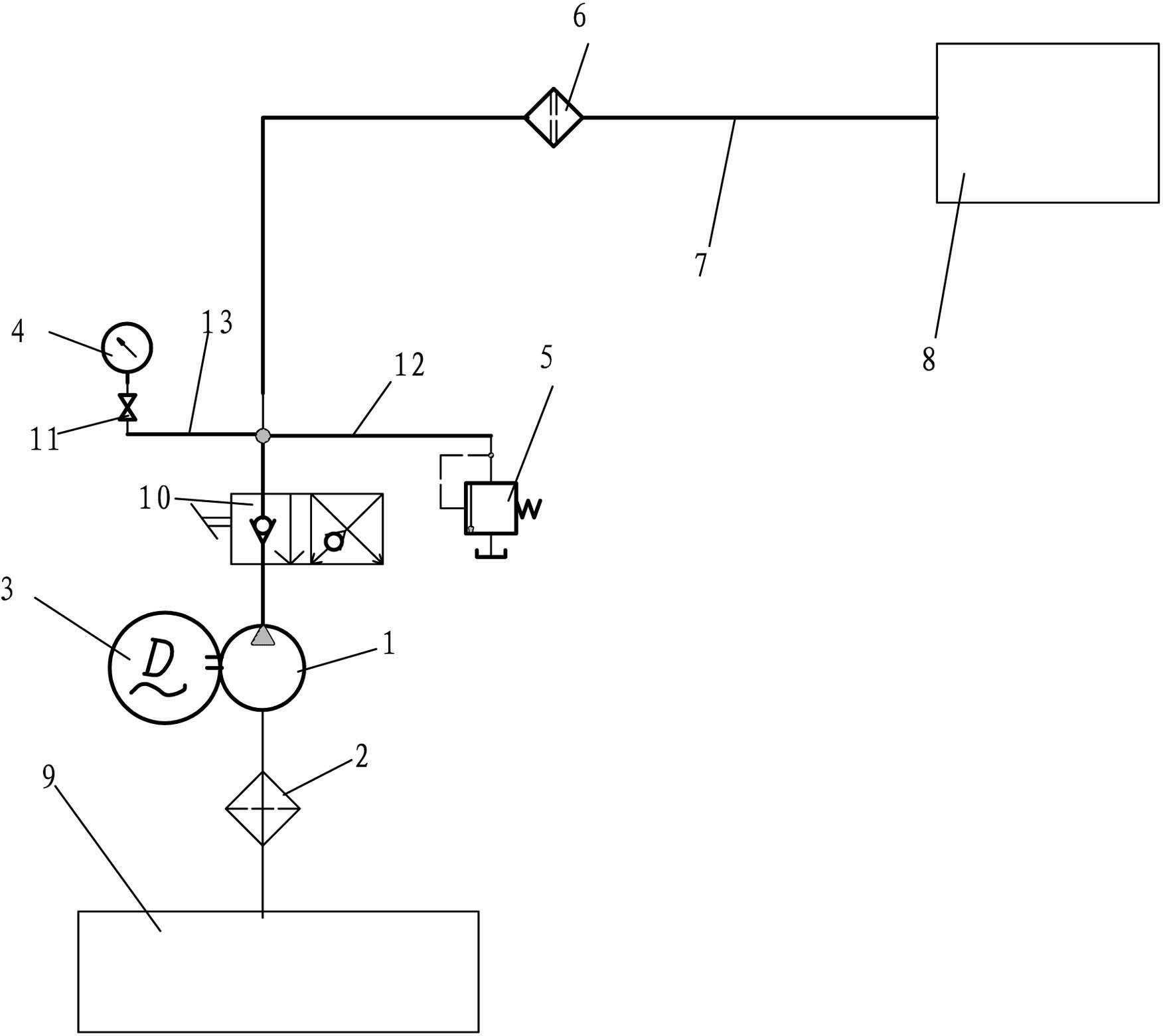 Hydraulic oil change device of gear casing of wind driven generator set