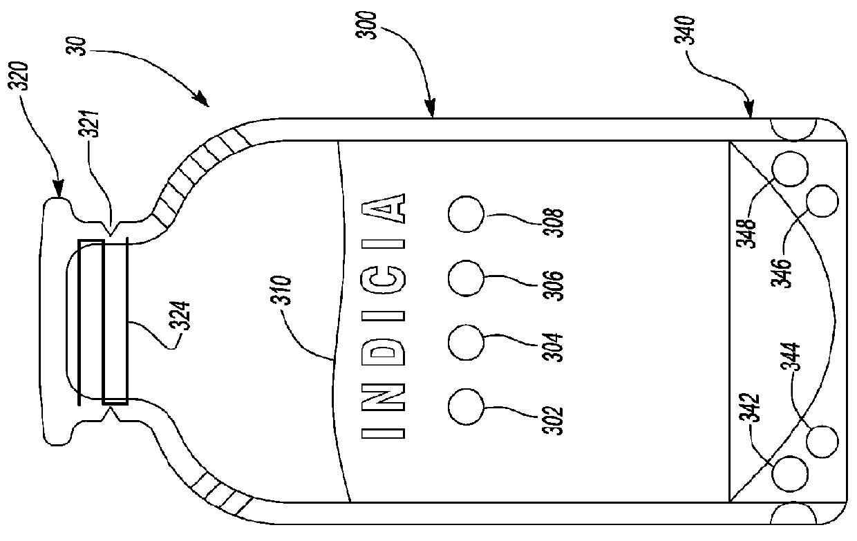 Flexible pouch with smart tags