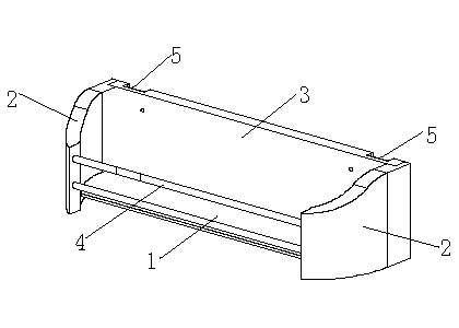 Door-mounted rack