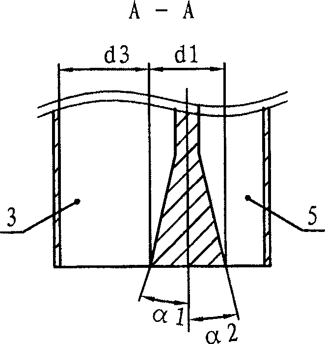 Slagging-resistance and high temperature corrosion resistance coal powder burning device used in vertical strong/weak combustion boiler