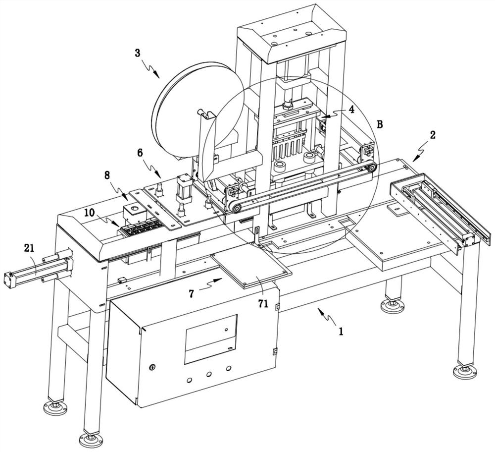 Full-automatic storage battery protective screen plate continuous installation and short circuit detection system