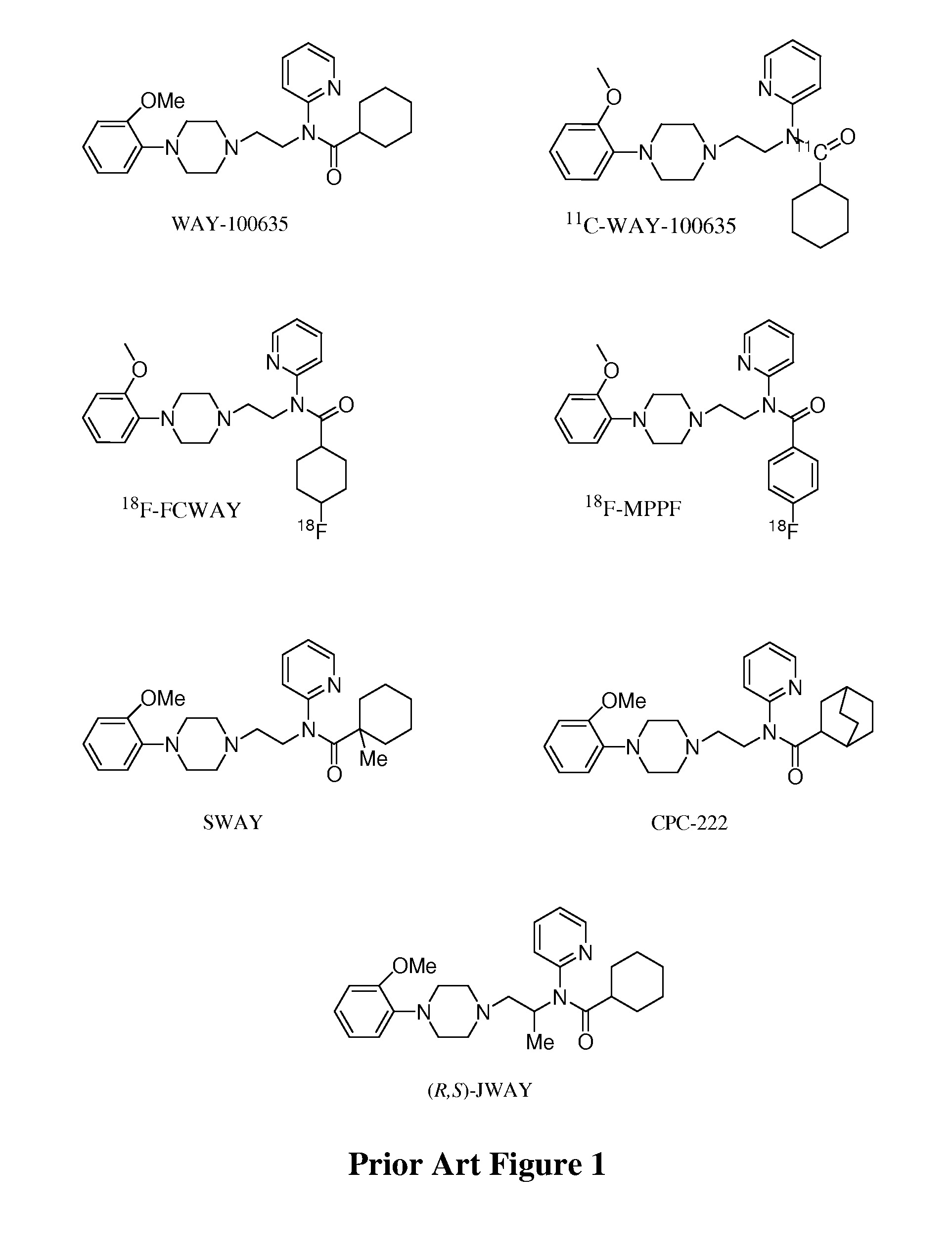 Compositions and methods related to serotonin 5-HT1A receptors