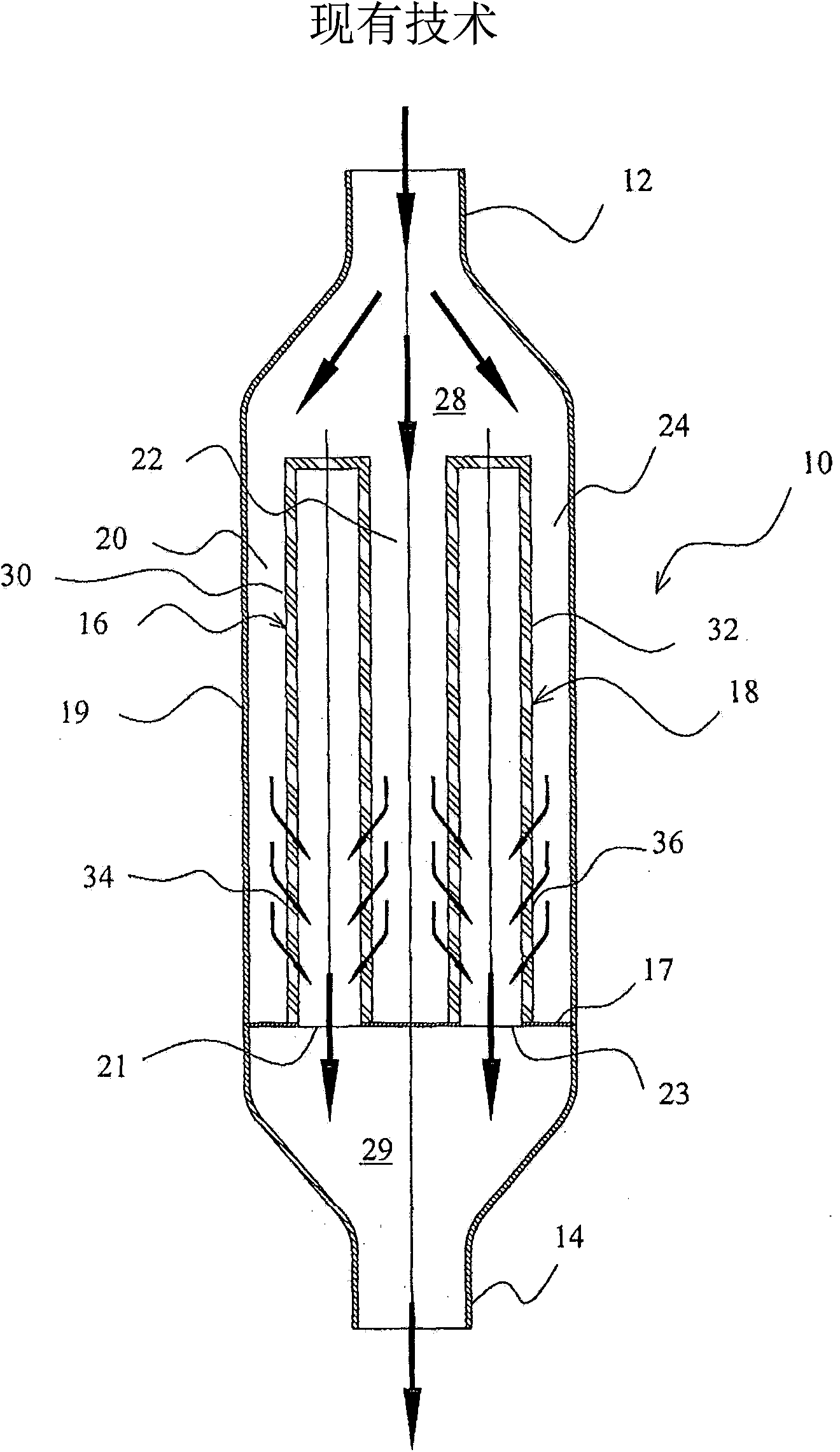 A filter group for fluids