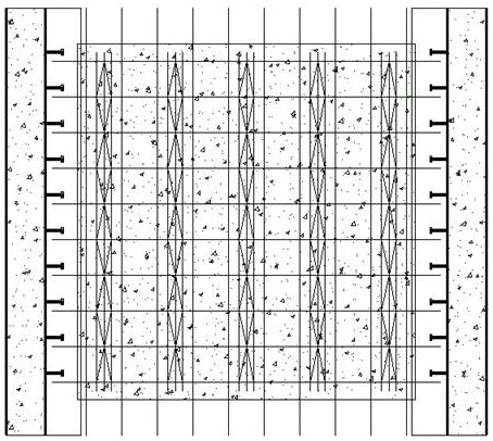 Fabricated shear wall combining concrete-filled steel tube and double-sided composite wall