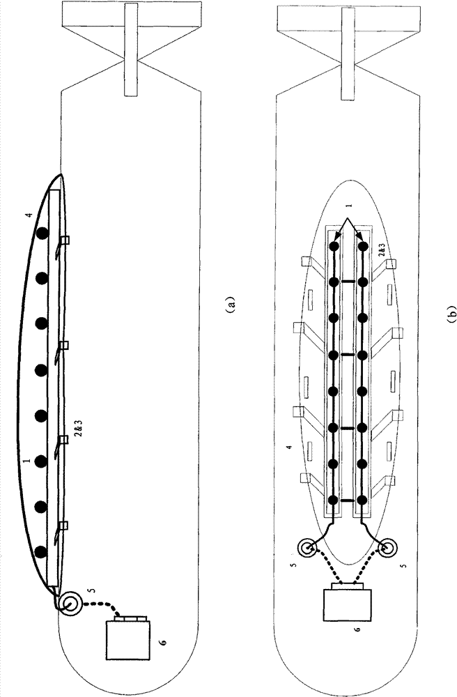 Dual-fin array sonar equipment