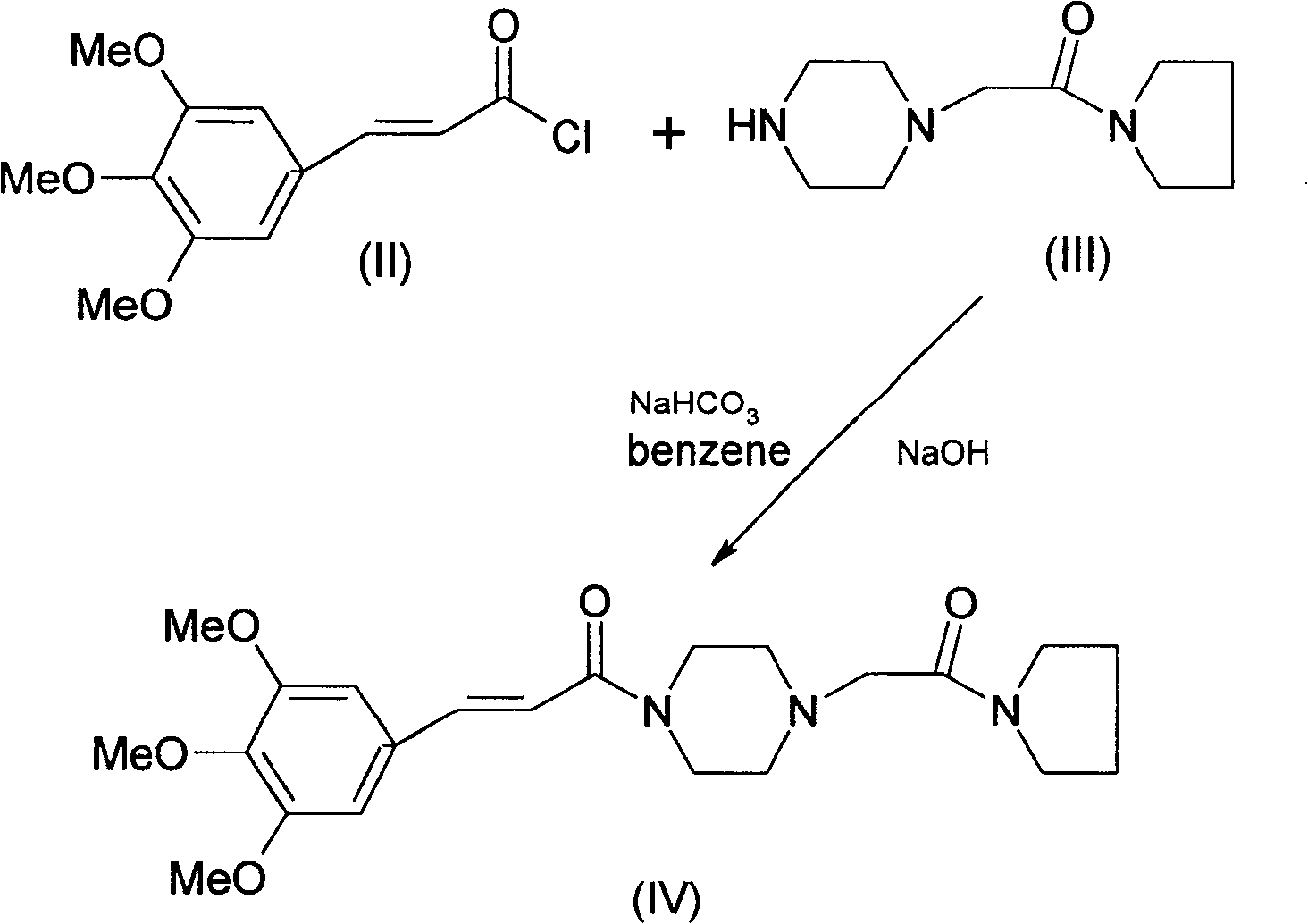 Improved cinepazide maleate preparation method