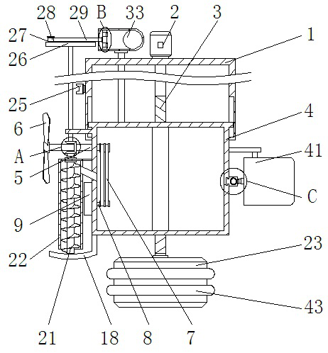 Water flow driving type desilting device capable of being conveniently attached to riverbed for water conservancy construction