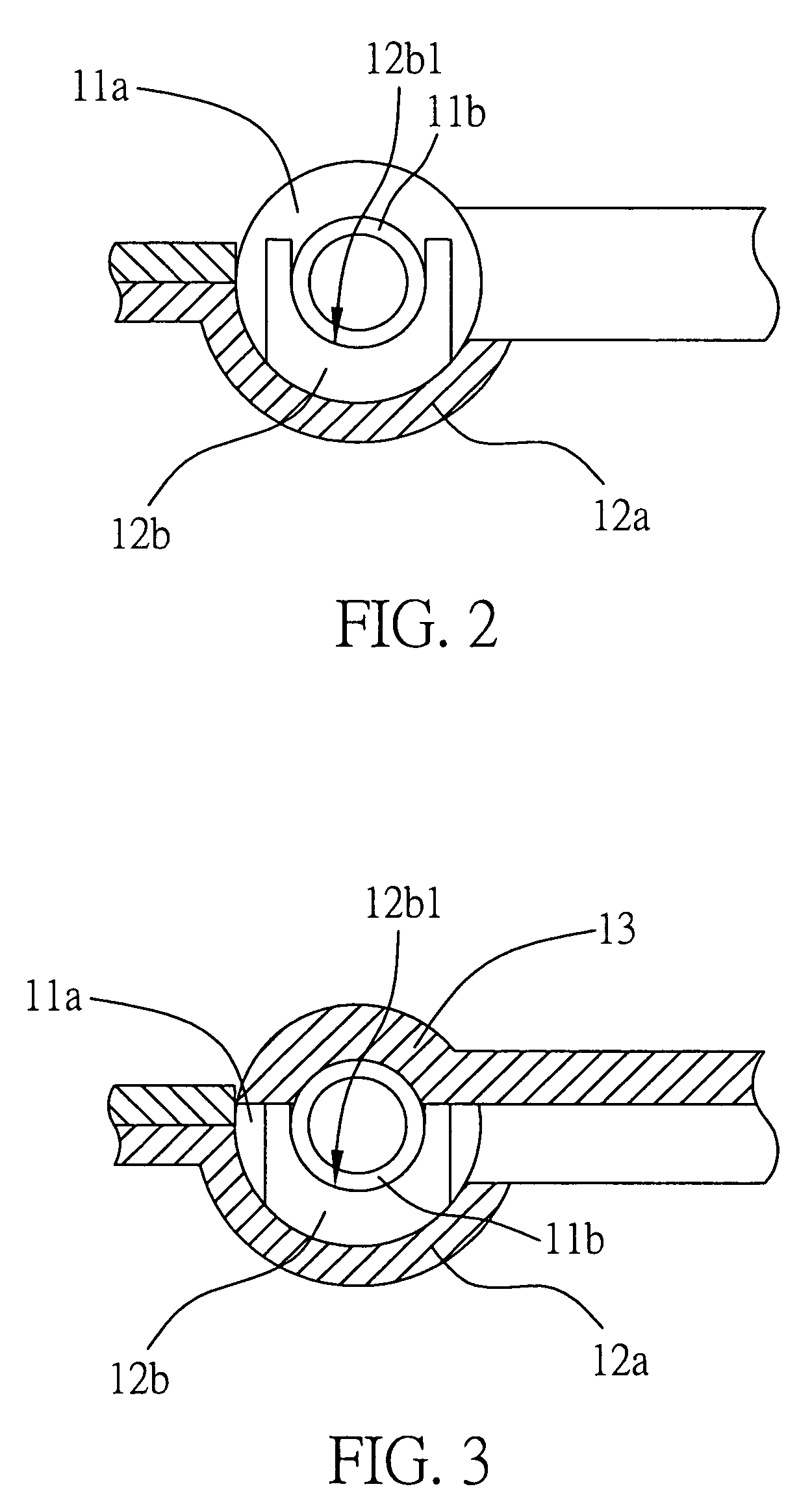 Electronic device hinge structure